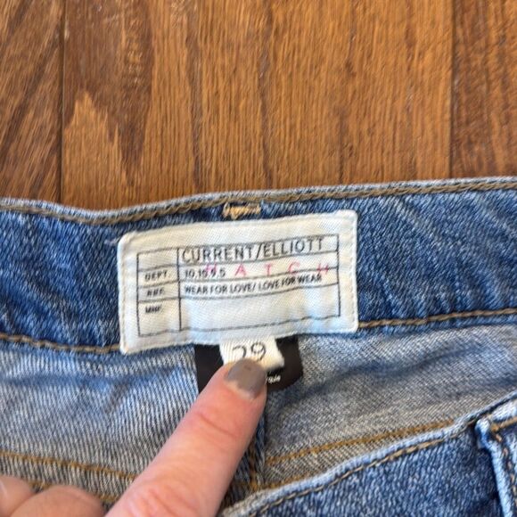Current/Elliot Hatch kick flare cropped maternity jeans size 29 - Picture 8 of 13